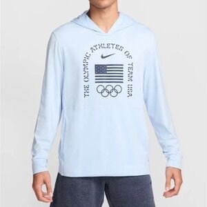 Nike Dri-FIT Team USA Mens Lightweight Hoodie Mens Size Medium NEW FN0980-477